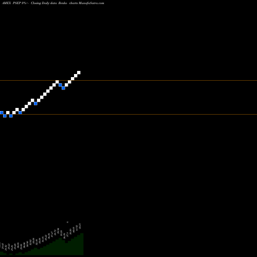 Free Renko charts Innovator S&P 500 Power Buffer ETF Sep PSEP share AMEX Stock Exchange 