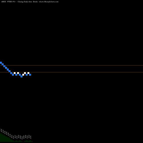 Free Renko charts Pacer Trendpilot US Bond ETF PTBD share AMEX Stock Exchange 