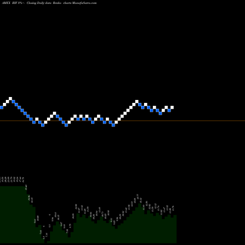 Free Renko charts Rmr Real Estate Income Fund RIF share AMEX Stock Exchange 