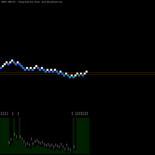 Free Renko charts SPDR S&P 1000 ETF SMD share AMEX Stock Exchange 