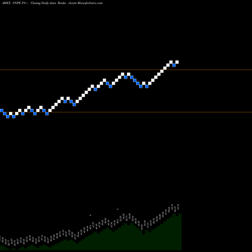Free Renko charts Xtrackers S&P 500 ESG ETF SNPE share AMEX Stock Exchange 