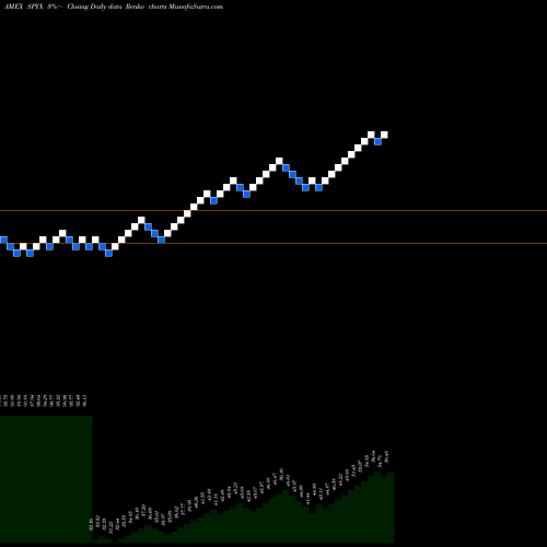 Free Renko charts SPDR S&P 500 Fossil Fuel Free E SPYX share AMEX Stock Exchange 