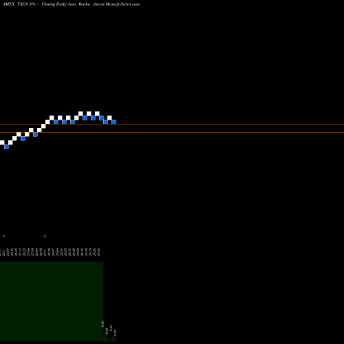 Free Renko charts Trend Aggregation Dividend Stock ETF TADS share AMEX Stock Exchange 