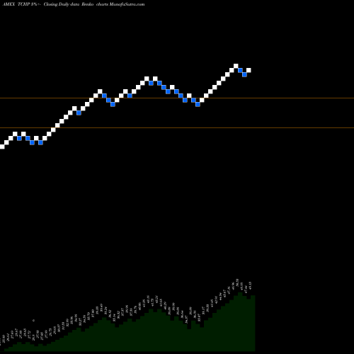 Free Renko charts T. Rowe Price Blue Chip Growth ETF TCHP share AMEX Stock Exchange 