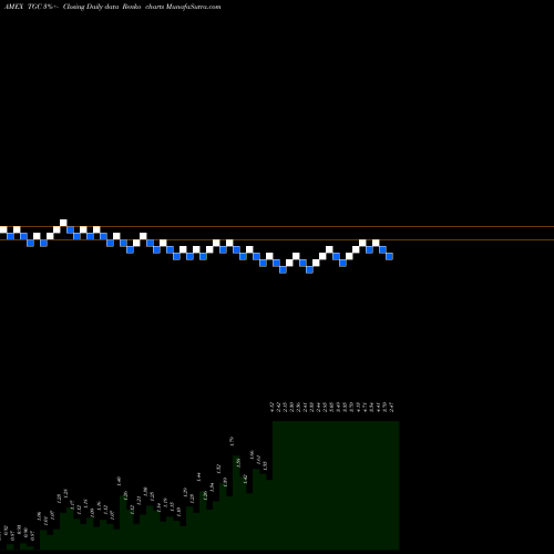 Free Renko charts Tengasco TGC share AMEX Stock Exchange 