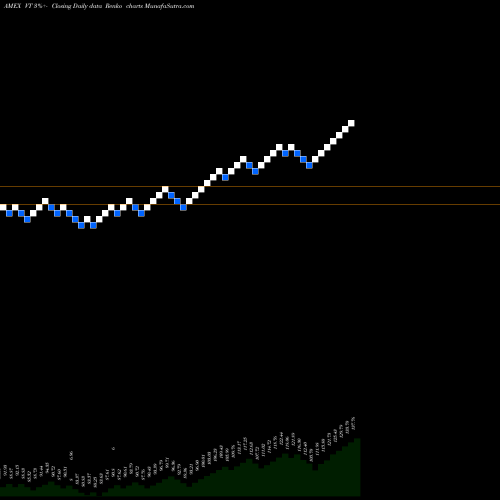 Free Renko charts Total World Stock Index ETF Vanguard VT share AMEX Stock Exchange 