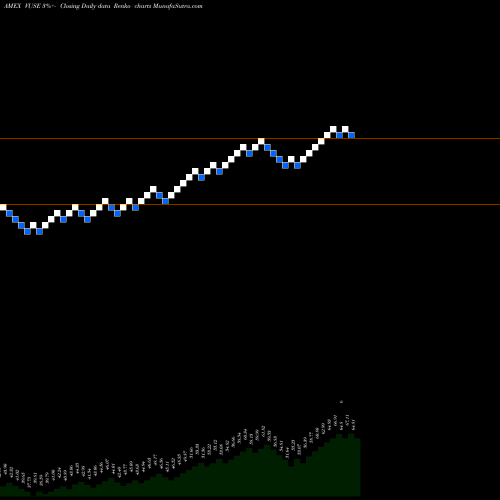 Free Renko charts Vident Core US Equity VUSE share AMEX Stock Exchange 