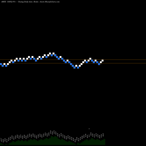 Free Renko charts S&P Smallcap Quality Invesco ETF XSHQ share AMEX Stock Exchange 