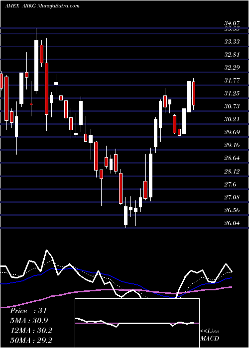  Daily chart ArkGenomic