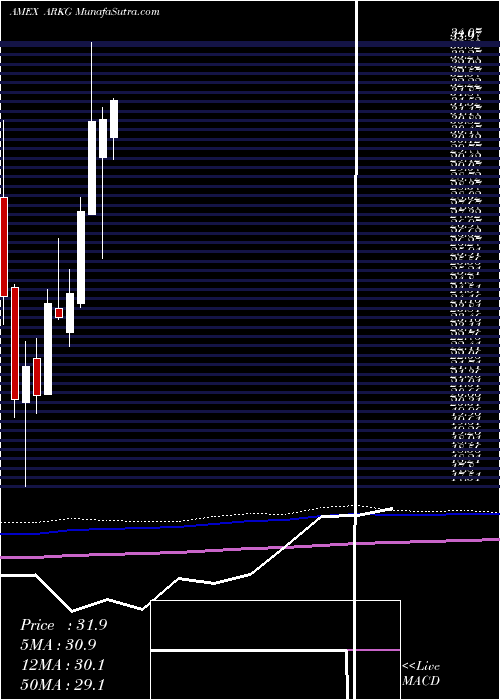 monthly chart ArkGenomic