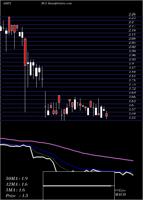  Daily chart BirksGroup