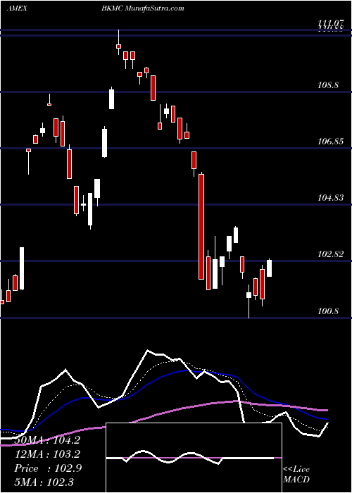  Daily chart BNY Mellon US Mid Cap Core Equity ETF