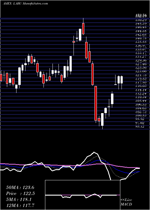  Daily chart Direxion Daily S&P Biotech Bull