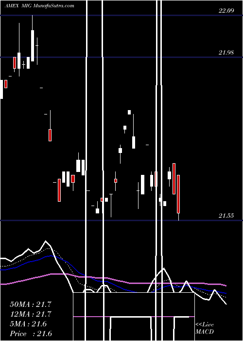  Daily chart Vaneck Vectors Moody's Analytics IG Corporate Bo