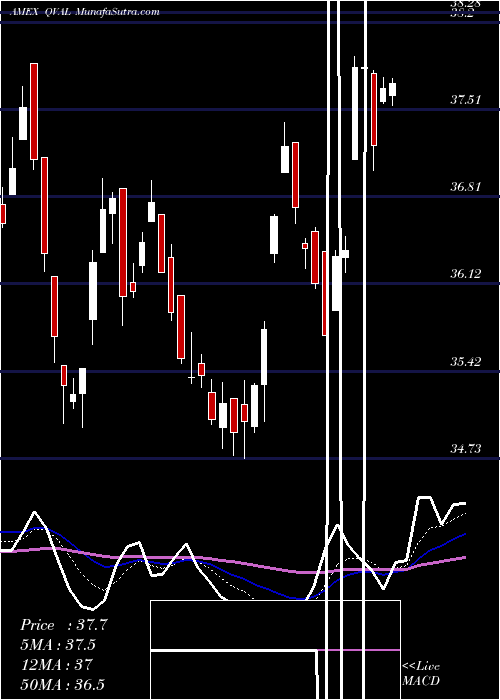  Daily chart ValuesharesU