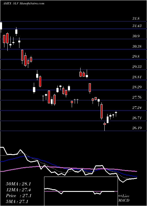  Daily chart SilverTrust