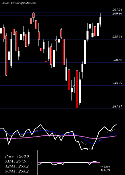  Daily chart Smallcap ETF Vanguard