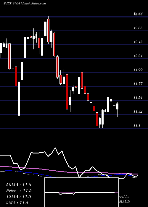  weekly chart VietnamEtf