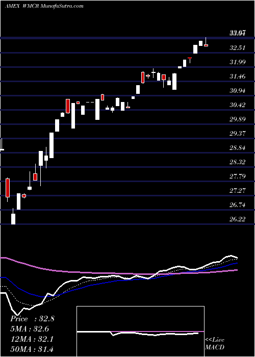  Daily chart Microcap ETF Wilshire