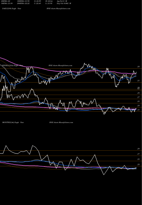 Trend of Etf Series BNE TrendLines ETF Series Solutions Blue Horizon Bne ETF BNE share AMEX Stock Exchange 