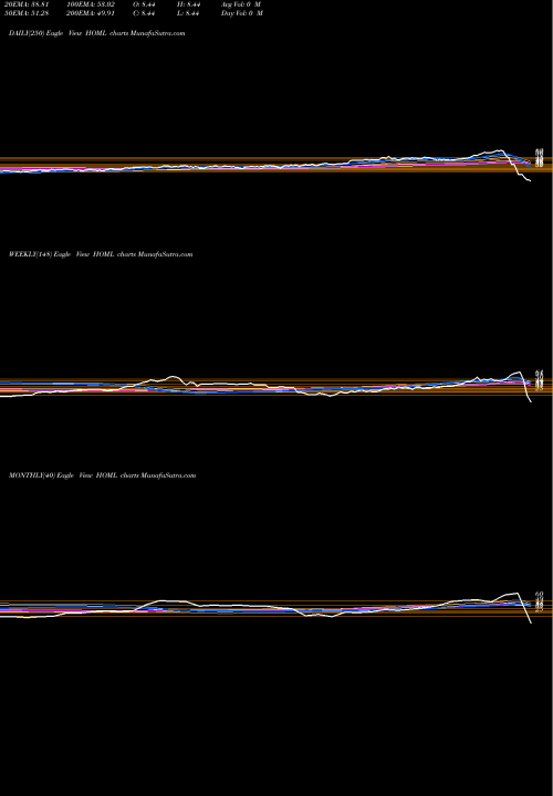 Trend of Etracs Monthly HOML TrendLines Etracs Monthly Reset 2Xleverage HOML share AMEX Stock Exchange 
