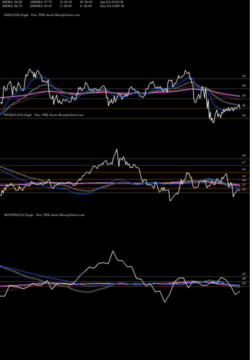 Trend of China Etf PEK TrendLines China ETF Market Vectors PEK share AMEX Stock Exchange 