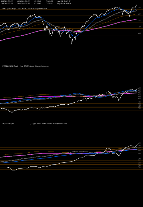 Trend of Fundamental Pure PXMG TrendLines Fundamental Pure Mid Growth Powershares PXMG share AMEX Stock Exchange 