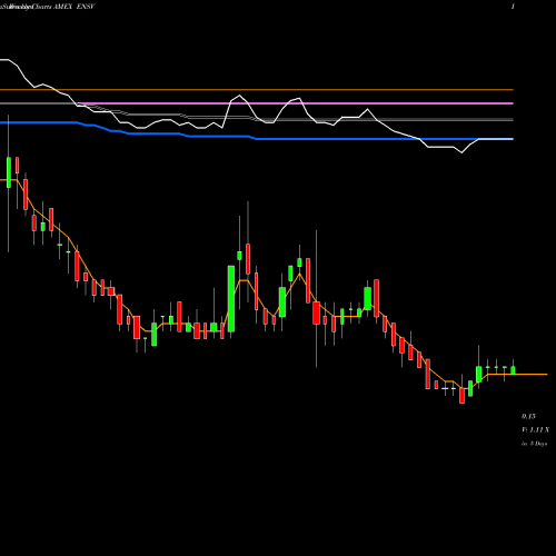 Weekly charts share ENSV Enservco Corpporation AMEX Stock exchange 