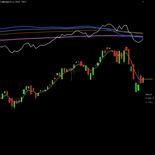 Weekly charts share FRLG Large Cap Growth Index-Linked ETN AMEX Stock exchange 