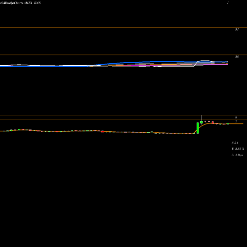 Weekly charts share RNN Rexahn Pharmaceuticals AMEX Stock exchange 