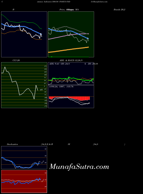 Foseco India indicators chart 