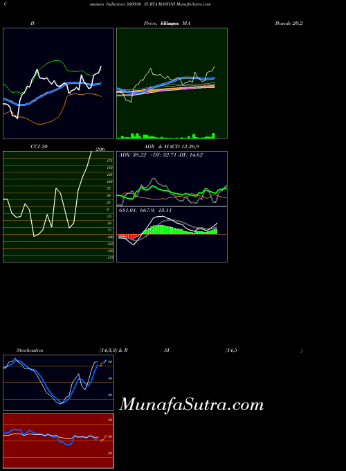 Surya Roshni indicators chart 