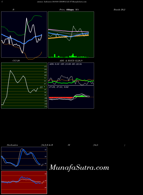 Chowgule St indicators chart 