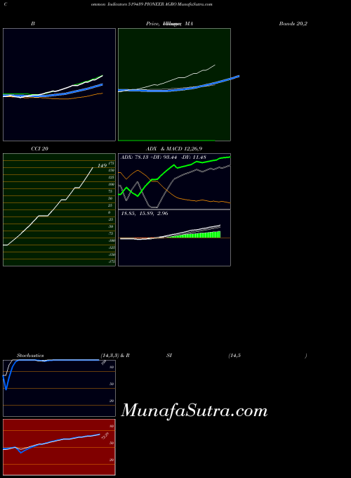 Pioneer Agro indicators chart 