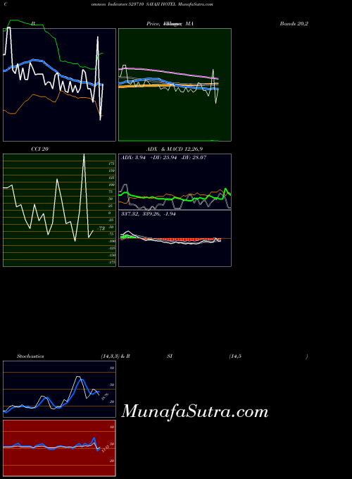 Sayaji Hotel indicators chart 