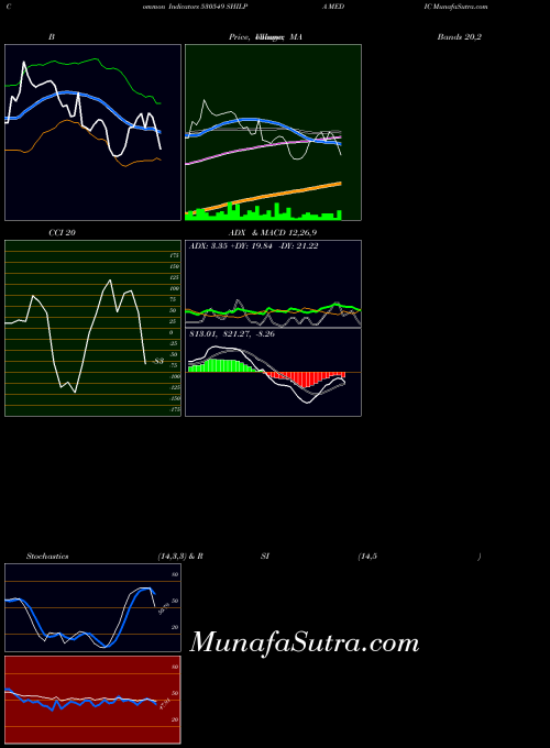 Shilpa Medic indicators chart 