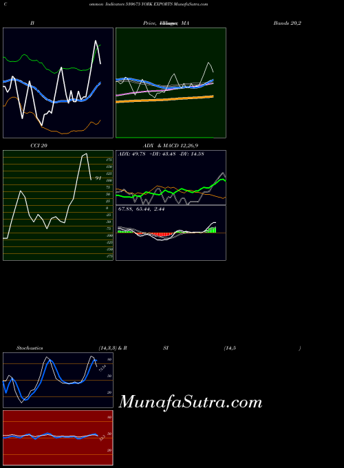 York Exports indicators chart 