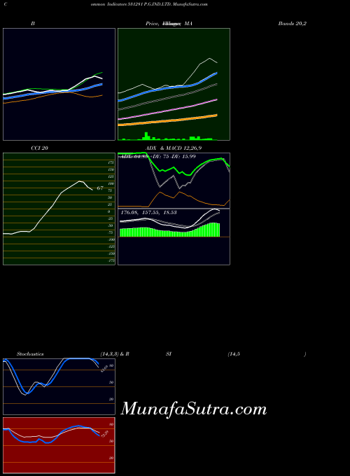 P G indicators chart 