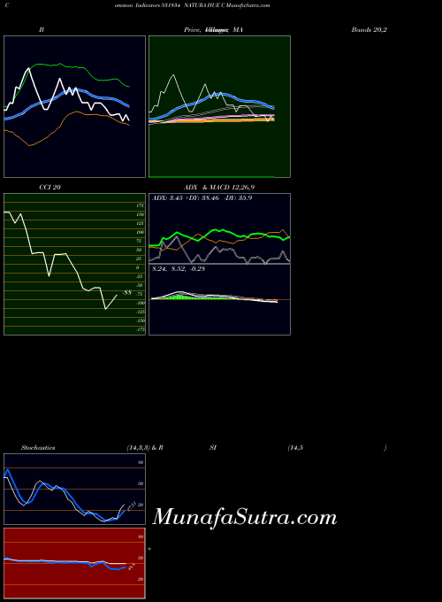 Natura Hue indicators chart 