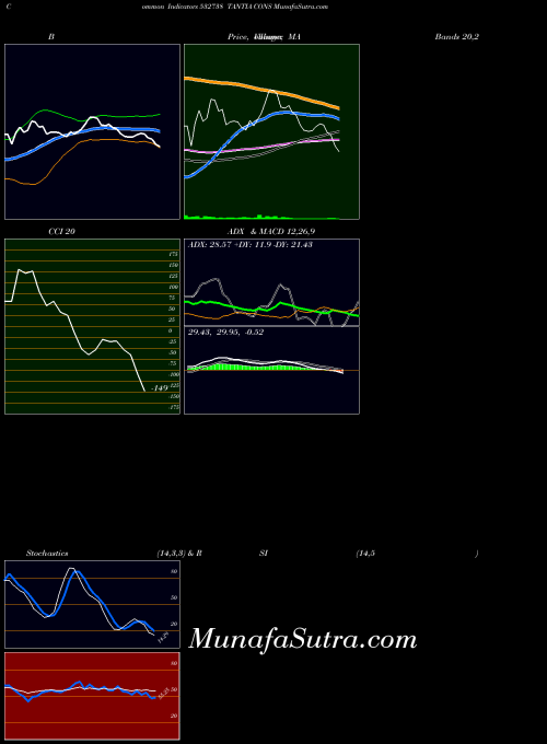 Tantia Cons indicators chart 