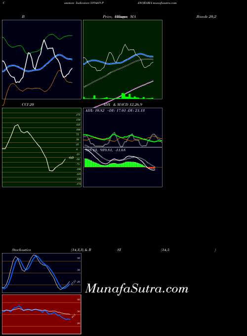 Panorama indicators chart 