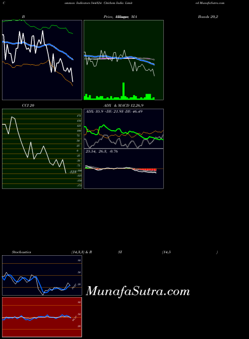 Citichem India indicators chart 