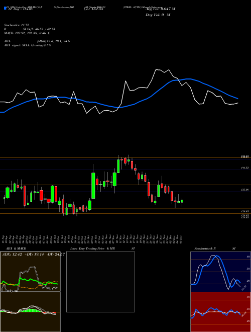 Chart Steel Auth (500113)  Technical (Analysis) Reports Steel Auth [