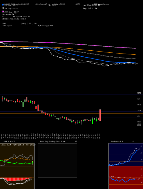 ANDPAPER 502330 Support Resistance charts ANDPAPER 502330 BSE