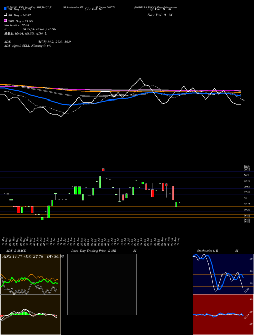 MODELLA WOOL 503772 Support Resistance charts MODELLA WOOL 503772 BSE