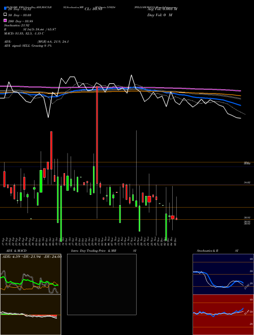 WILLIAM.MAGO 519224 Support Resistance charts WILLIAM.MAGO 519224 BSE