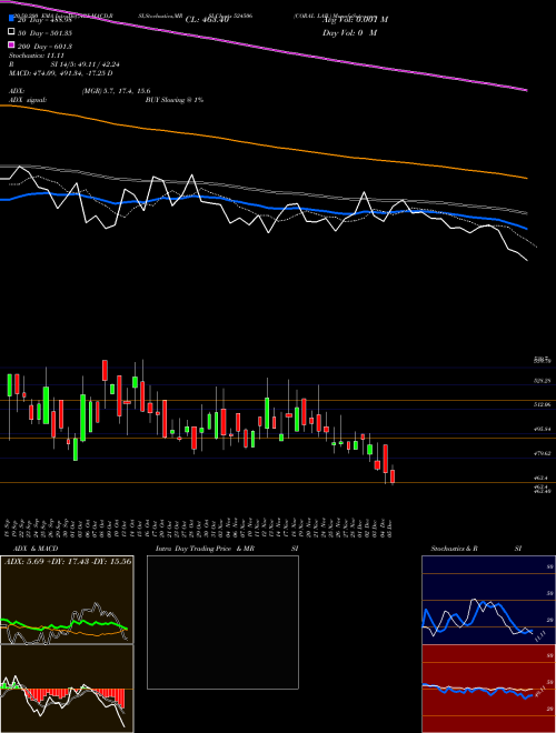 CORAL LAB. 524506 Support Resistance charts CORAL LAB. 524506 BSE