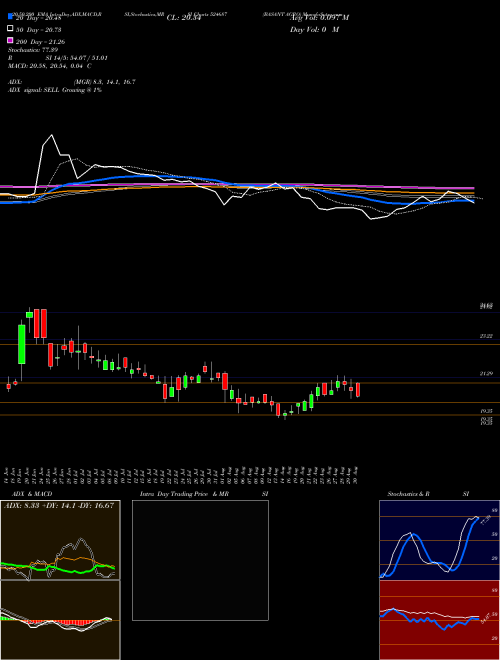 BASANT AGRO 524687 Support Resistance charts BASANT AGRO 524687 BSE