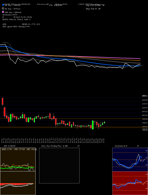 CAPLIN POINT 524742 Support Resistance charts CAPLIN POINT 524742 BSE