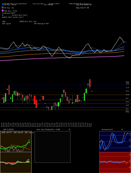 YORK EXPORTS 530675 Support Resistance charts YORK EXPORTS 530675 BSE